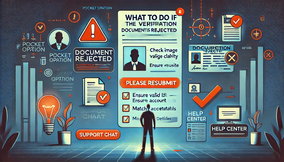 Что делать, если документ для верификации отклонен?