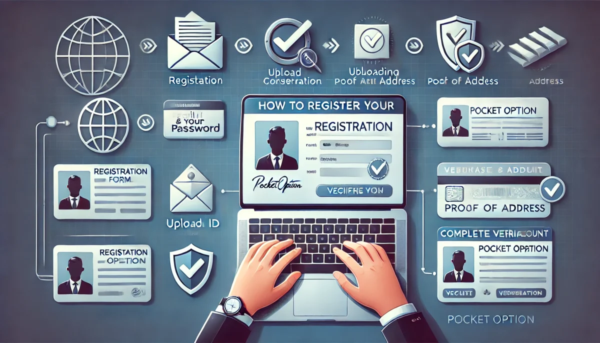 Как зарегистрироваться и подтвердить учетную запись в Pocket Option